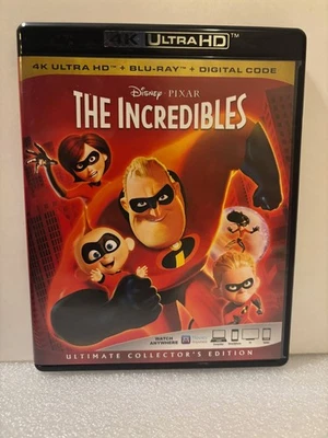 The Incredibles 2004 (4K UHD + Blu-ray Disney 2018) 4 Oscar Noms 2 Wins - Image 1 of 2
