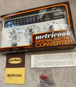 Probus Metricook Kitchen wall converter imperial metric Vintage made in Englan - Picture 1 of 5
