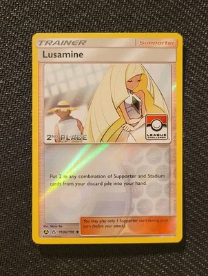 Lusamine - 153a/156 - 2nd Place - League Challenge - Reverse Holo - Pokemon TCG - Image 1 of 4