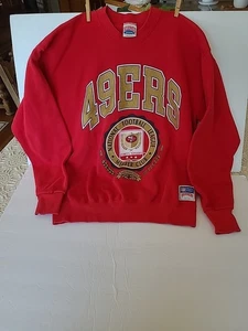 Vtg Nutmeg San Francisco 49ers Sweatshirt Mens XL Graphic NFL League Member Club - Picture 1 of 10