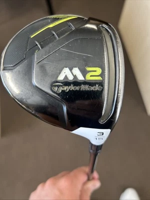 TaylorMade M2 2017 3 Fairway Wood 15 USED Stiff Flex Right Golf Club REAX - Image 1 of 4