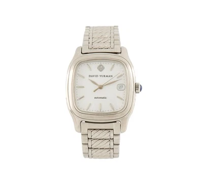 Reloj David Yurman pura sangre T301-LST, 36 X 45 MM, esfera blanca, acero inoxidable Foto 1 de 4