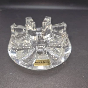 VINTAGE CHANTAL COOK AND SERVE GLASS WARMING STAND W. Germany 5" x 2.5" - Picture 1 of 7