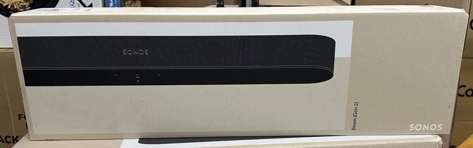 Sonos Beam Gen 2 Black Soundbar with Dolby Atmos NEW! - Image 1 of 1