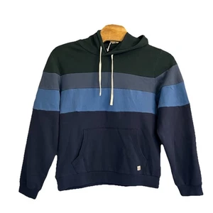 NEW Marine Layer Archive Colorblock Drawstring Hoodie Blue Green Size Men XL - Picture 1 of 7