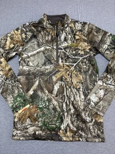 Magellan Outdoors Hunt Gear Realtree Edge Camo Kids Size Large 1/4 Zip Jacket - Picture 1 of 16