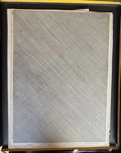Vintage Craftint Double-Tone Drafting Sheet Pattern 253 Strathmore Artist Stamp - Picture 1 of 5