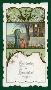 santino holy card Image Pieuse Ricordo della Prima Comunione anno 1916 - Picture 1 of 1