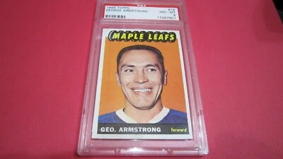 1965 Topps #19 George Armstrong Psa8 - Image 1 of 4