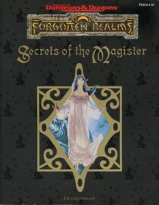 FOR13 SECRETS OF THE MAGISTER EXC+! Orig D&D Forgotten Realms Dungeons Dragons - Picture 1 of 3