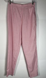 COMPAGNIE INTERNATIONALE EXPRESS Hose 11/12 Vintage 80er 90er rot weiß kariert - Bild 1 von 10