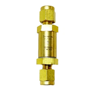 SwageLok™ B-2F-7 Brass Inline Particulate Filter 7 Micron Pore Size LAB 9591880 - Picture 1 of 1