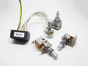 Delano sonar 3 band 2 pickup 4 knob passive/active bass preamp with duplo pot - Foto 1 di 1