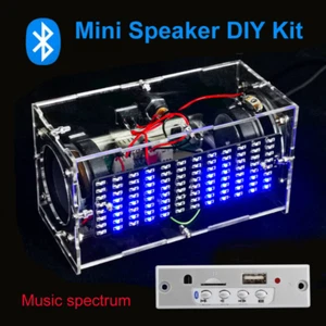 Wireless BT 5.0 Speaker Box DIY Kit 2 Subwoofer Stereo Loudspeaker USB Universal - Picture 1 of 8