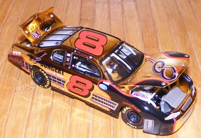 Dale Earnhardt Jr. 2003 RCCA 1/32 Scale Dale Sr. Tribute Concert 24kt Gold Car - Image 1 of 4