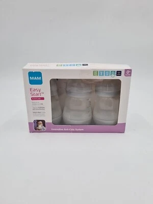 Botella anticólicos MAM Easy Start 5,5 oz 3 unidades botellas de flujo lento 0+ meses Foto 1 de 4