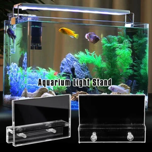 Aquarium Clear Fish Tank LED Light Holder Lamp Support Stand Heightening Frame - Picture 1 of 11