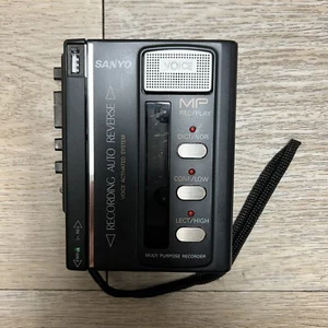SANYO TRC 1196 Cassette Recorder Portable Player For Parts Sold As Is NO POWER - Picture 1 of 10