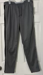 Men's Active Track Pants Ankle Zippers Athletic Workout Lounge Large - Picture 1 of 5