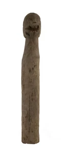 Statue Putali Namaste 77 Cm Milieu Xxe Bois Region Ouest du Nepal 935 - Picture 1 of 6