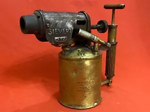 ANTICA TORCIA SOFFIAGGIO MAX SIEVERT 314 BRUCIATORE LAMPADA RISCALDATORE BENZINA STOCKHOLD SVEZIA - Foto 1 di 14