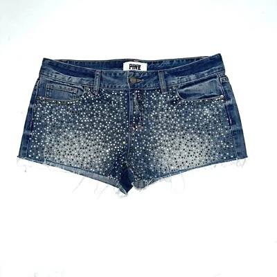 NWOT Victoria Secret Pink Sequin Shorts Size 8 New New Unworn - Image 1 of 4