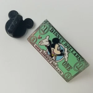 WDW Mickey One Disney Dollars $1 Hidden Mickey Collection 2006 Trading Pin 51047 - Picture 1 of 2