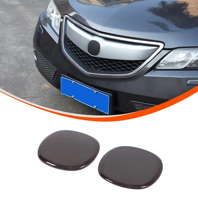 ABS Smoked Black Car Front Rear Badge Logo Cover For Acura RDX 2013-2017 Foto 1 de 4