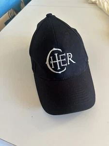 Cher Tour Cap Hat Black L-XL 2000s Vintage Y2K - Picture 1 of 3