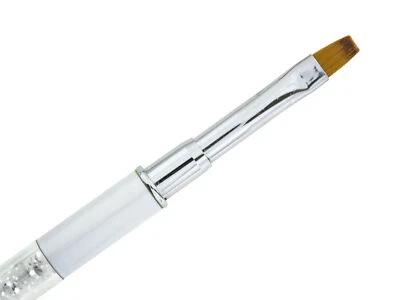 Design Kristall UV Gel Pinsel Gr.4 Feinhaar Nagel Gel LED Nail Art Full Cover