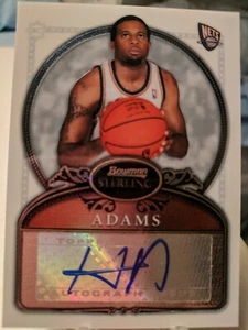 2006-07 Bowman Sterling New Jersey Nets Basketball Card #87 Hassan Adams Rookie - Picture 1 of 2