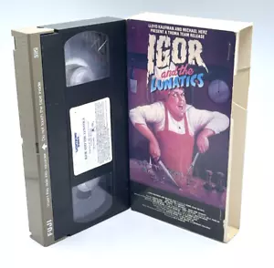 IGOR AND THE LUNATICS VHS LIGHTNING Release 1986 - Picture 1 of 4