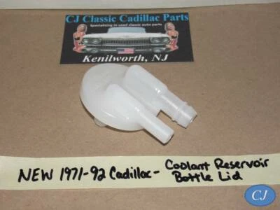 NEW 1971-1992 CADILLAC RADIATOR COOLANT RESERVOIR OVERFLOW BOTTLE LID  CAP - Image 1 of 4