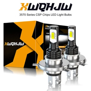 2pcs For Ski-Doo MXZ 700 1999 2000-2003 Snowmobile Bulbs H4 6000K LED Headlights - Picture 1 of 12