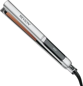 Revlon Copper Smooth Digital Flat Iron with XL Plates 1" 196 - Picture 1 of 6