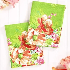 April Cornell Charming Geschirrtuch 2er Set Limettengrün & Mehrfarbig - Bild 1 von 5