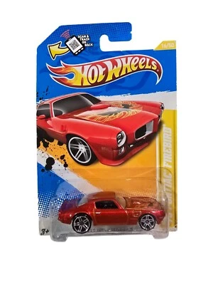 Hot Wheels RED ‘73 PONTIAC TRANS AM FIREBIRD 16/247 - 2012 New Models 16/50-NRFP - Image 1 of 4