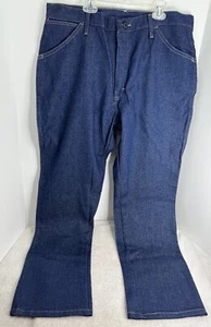 Bulwark FR Jeans Mens 38.5X32 Blue Straight Flame-Resistant Utility Workwear - Picture 1 of 15