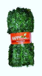 Happy Holidays Artificial Pine Garland 24 Feet Christmas New - Picture 1 of 3