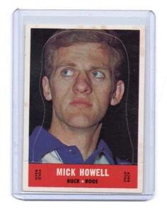 1969 Scanlens (Unpopped) Die Cut NORTH MELBOURNE - Mick HOWELL - Picture 1 of 2