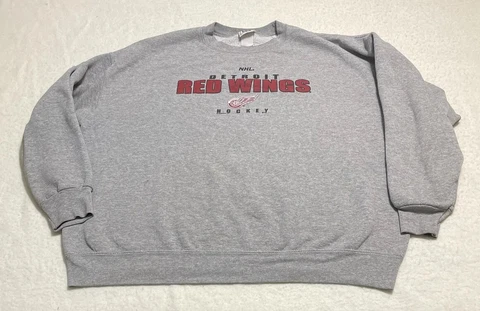 Detroit Red Wings Sweatshirt Size 2XL Vintage 90s Lee Sport NHL Cover