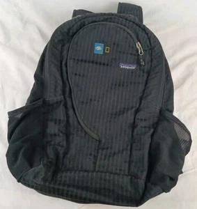 Patagonia Laptop Backpack Day Pack Black Nylon Mint Condition - Picture 1 of 4