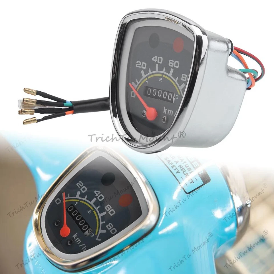 Velocímetro velocímetro para motocicleta Honda Passport C50 C70 C90 PASSPORT Deluxe Foto 1 de 4