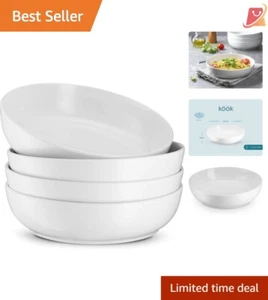 Ceramic Soup Bowl Set of 4, 40 Oz, Microwave & Dishwasher Safe, Serving Dishes - Picture 1 of 8
