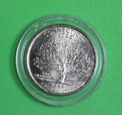 1999 D Connecticut State Quarter.  P00453 - Image 1 of 2