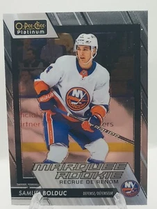 2023-24 O-Pee-Chee Platinum Marquee Rookie 291 Samuel Bolduc RC Islanders - Picture 1 of 2