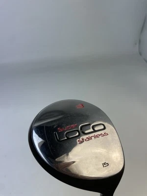 Dunlop Super Loco 3 Wood 15 Degree / Regular Flex Graphite / New Grip /8649 - Image 1 of 4