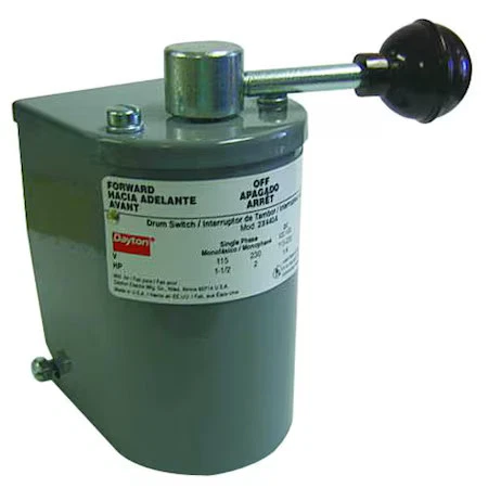 Dayton 4Uye9 Reversing Drum Switch, Steel Handle - Image 1 of 1