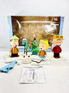 Kmart Charlie Brown 2003 Christmas Memory Lane Peanuts caja conjunto completo - Imagen 1 de 6