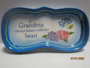 Encore Present "A Grandma Always Listens With Her Heart" Ceramic Eyeglass Holder - Picture 1 of 2